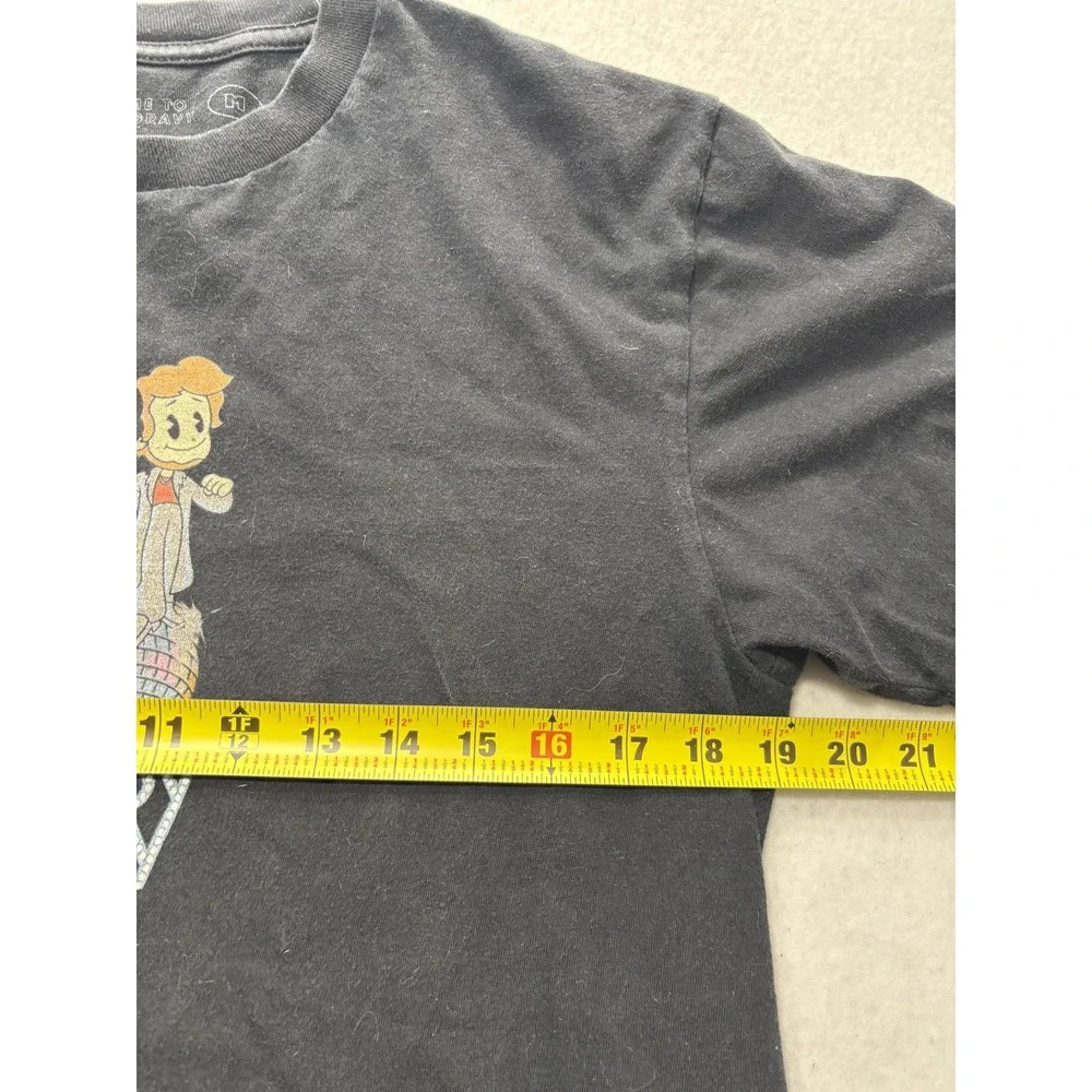 Baby Gravy Shirt Mens Medium Black The Tour Graphic Tee Concert Band Cartoon